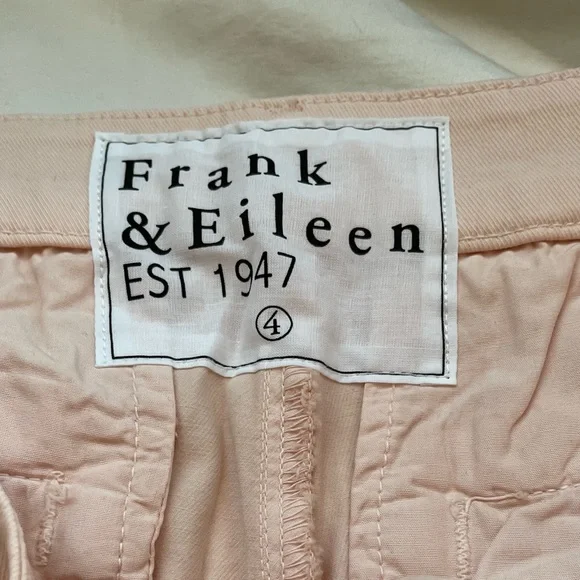 Frank & Eileen Pink Straight Leg Pants Lightweight Casual - Picture 7 of 7